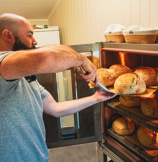 Teflon bakepapir i Bakepanna MicroBake 47 brødovn