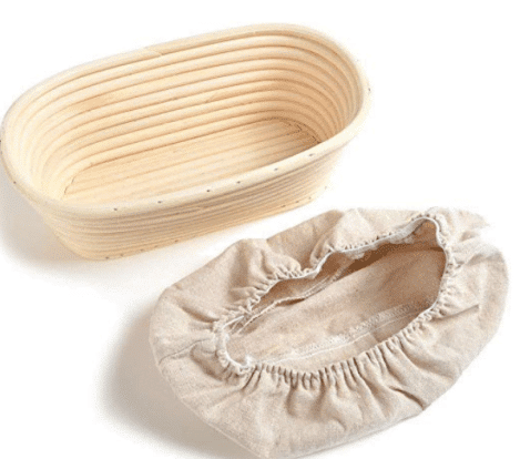 4 pk.  Bakepanna Hevekurv Banetton oval med lining 25 cm